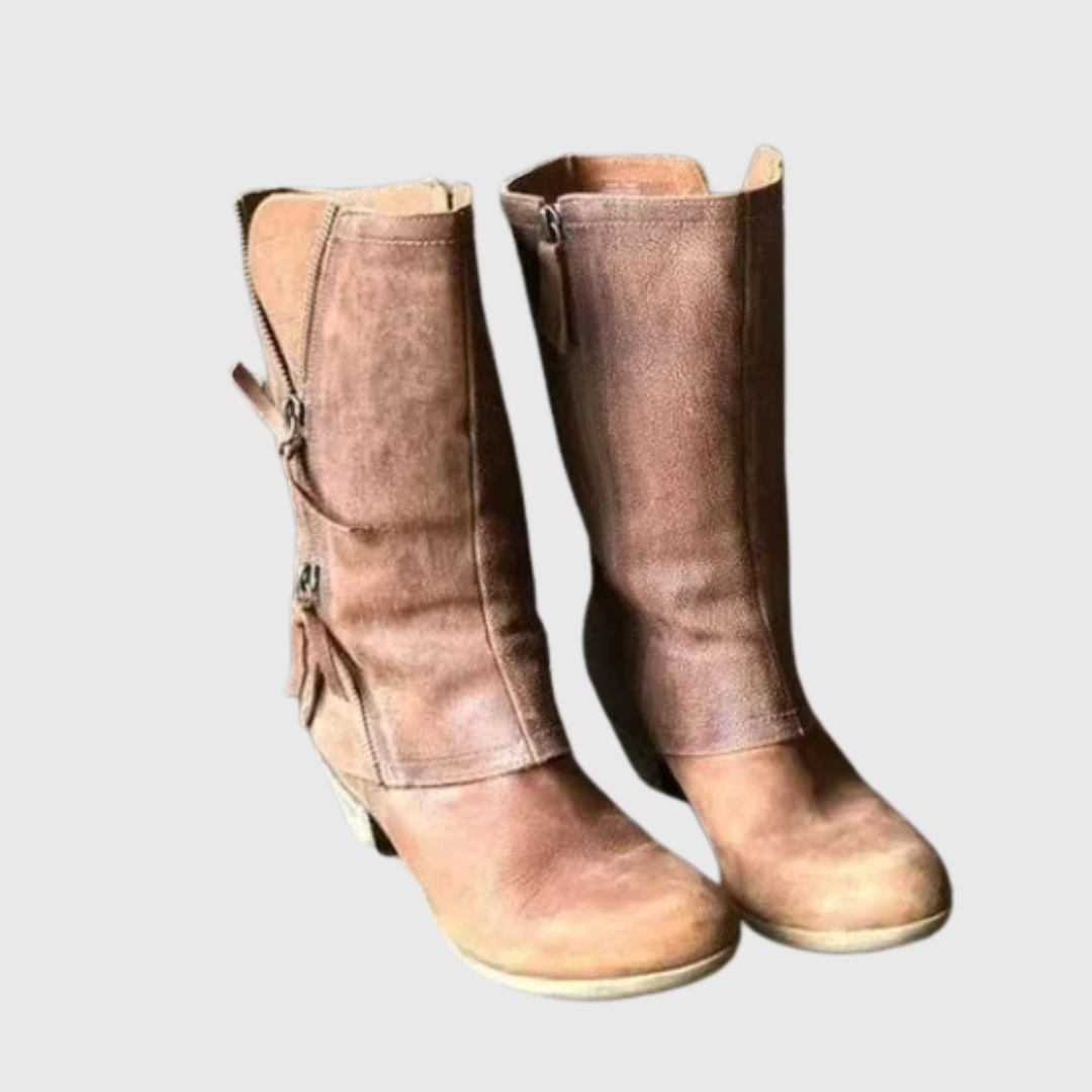 Alma – Bottes vintage mi-mollet
