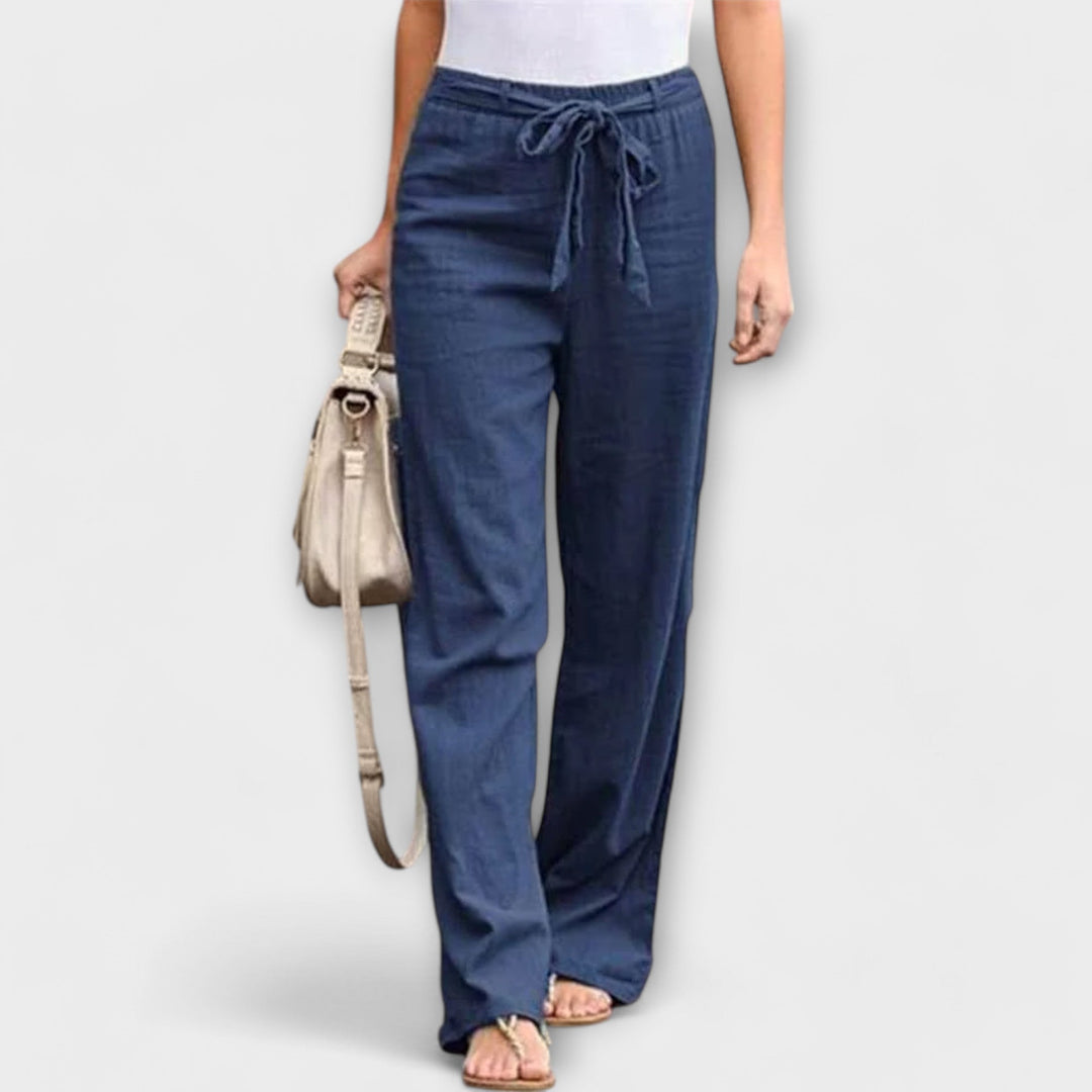 Loreen - Pantalon en lin léger