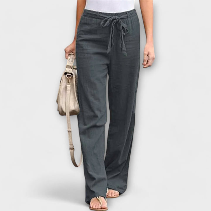Loreen - Pantalon en lin léger