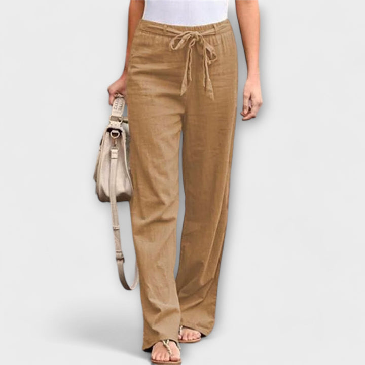 Loreen - Pantalon en lin léger
