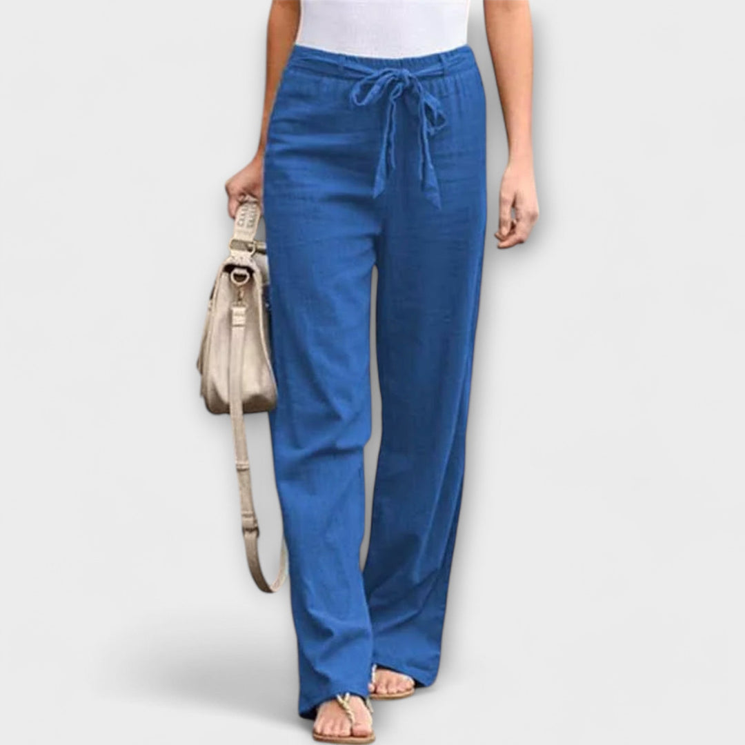 Loreen - Pantalon en lin léger