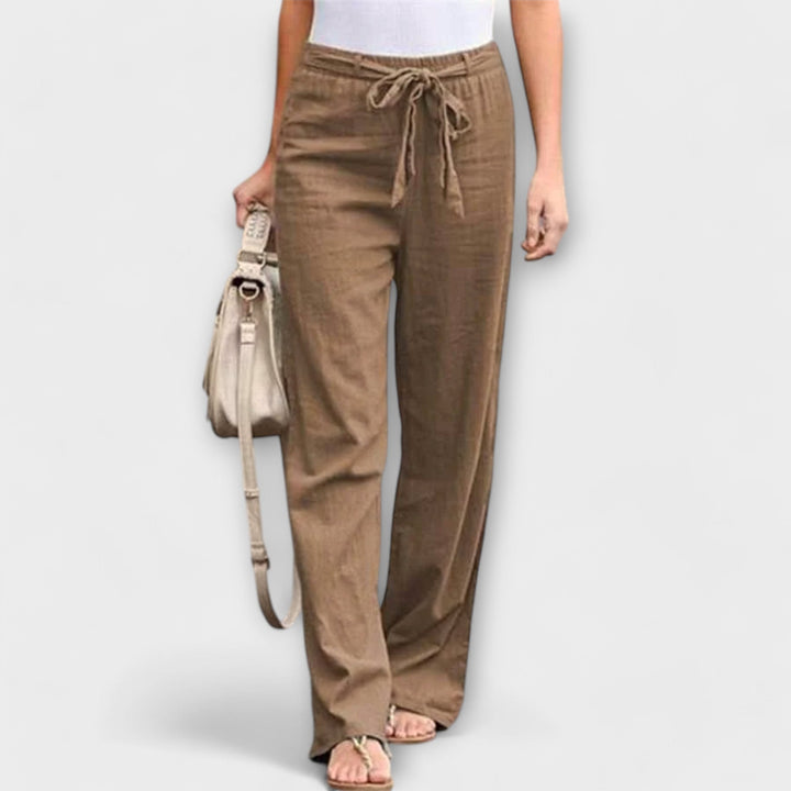 Loreen - Pantalon en lin léger