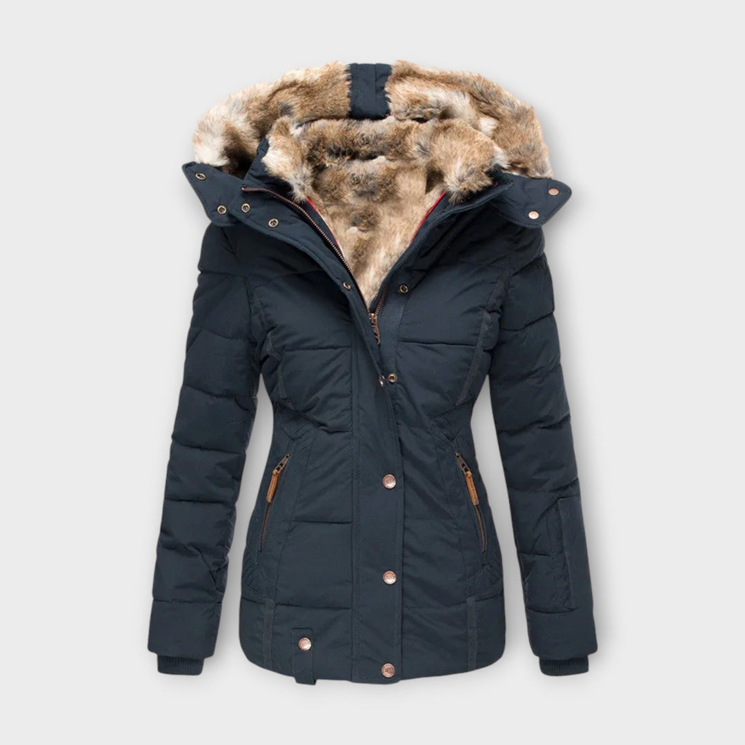 Emine – Veste chaude avec doublure en fourrure