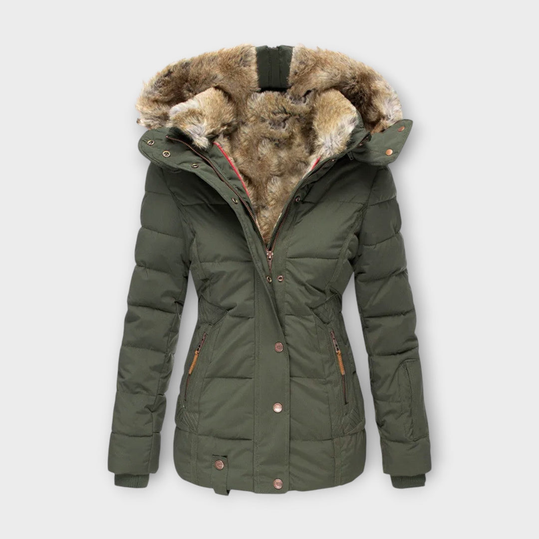 Emine – Veste chaude avec doublure en fourrure