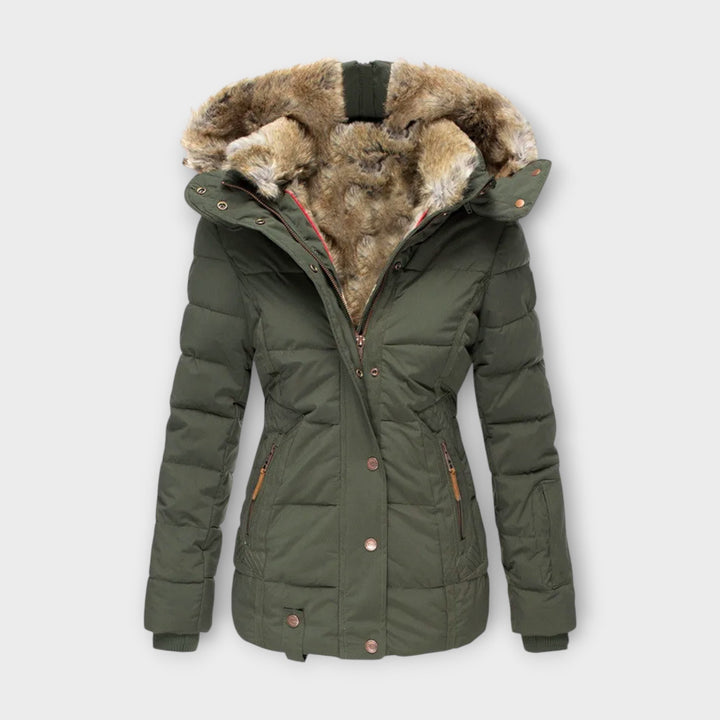 Emine – Veste chaude avec doublure en fourrure
