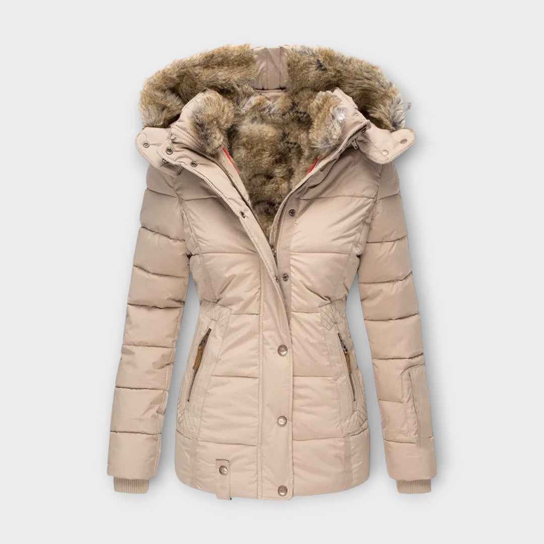 Emine – Veste chaude avec doublure en fourrure