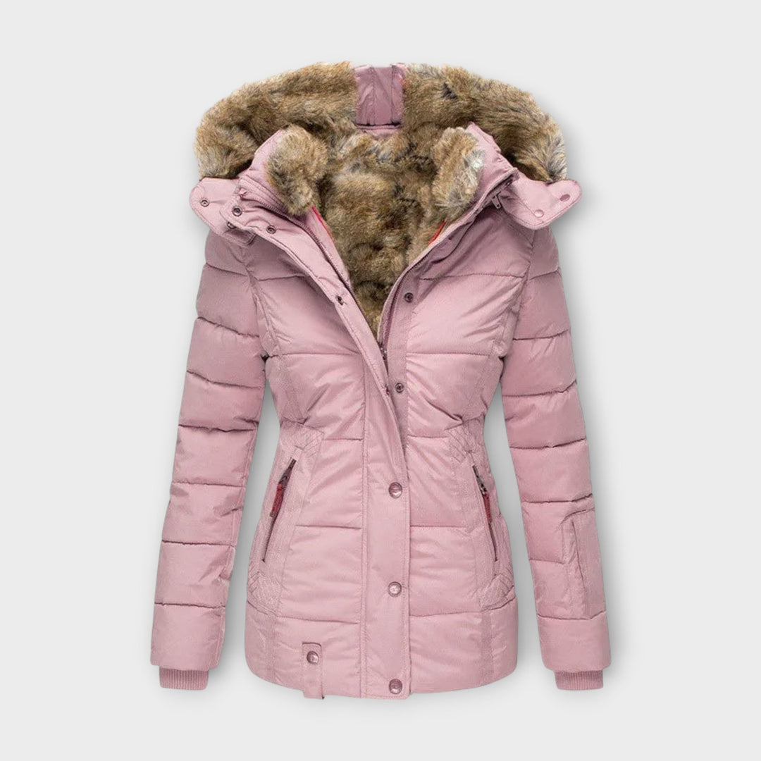 Emine – Veste chaude avec doublure en fourrure