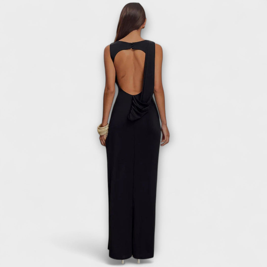 Rieke - Robe Maxi Stylée avec Fente Haute