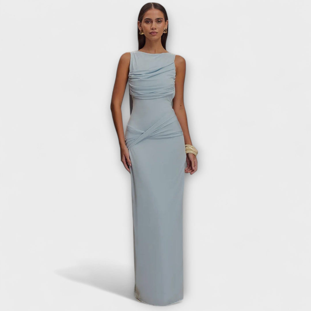 Rieke - Robe Maxi Stylée avec Fente Haute