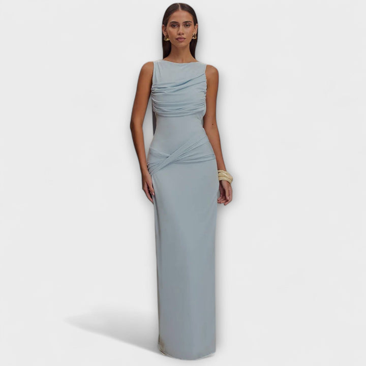 Rieke - Robe Maxi Stylée avec Fente Haute