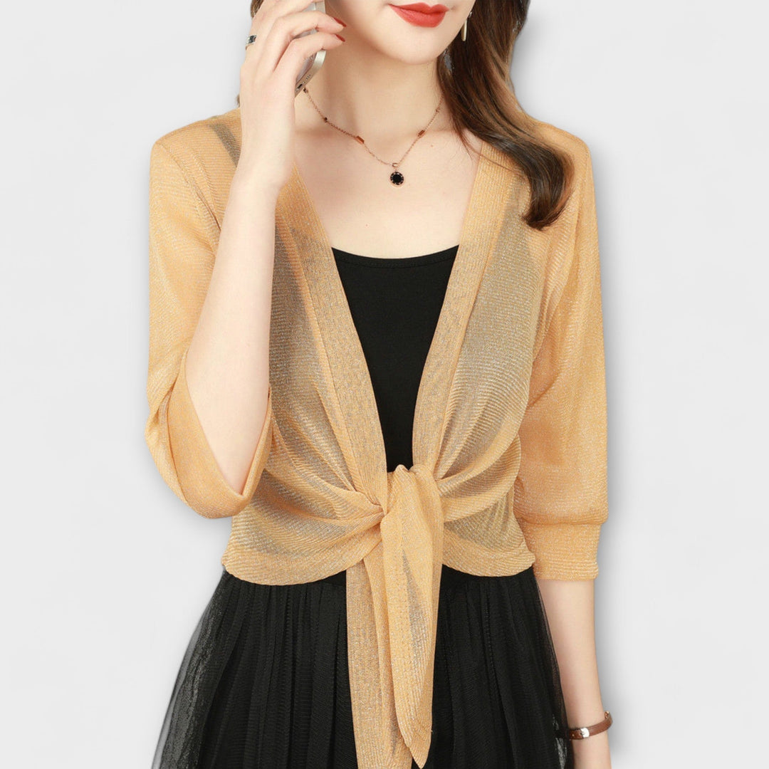 Olivia - Blouse à devant ouvert