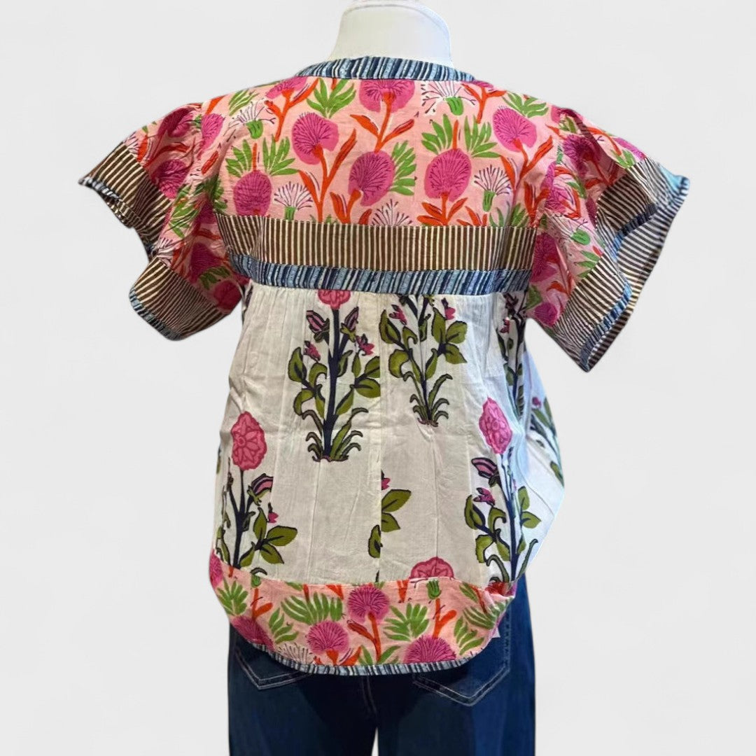 Uriella - Blouse Boho Brodée