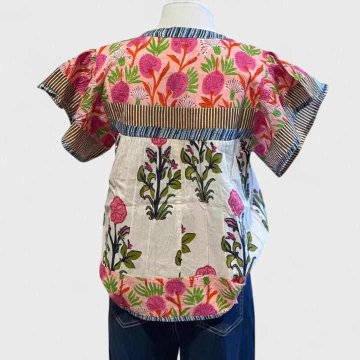 Uriella - Blouse Boho Brodée