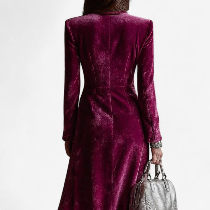 Robe en Velours Virginie™ à Envelopper