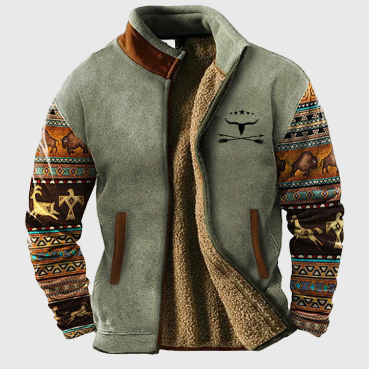 Marek – Veste en polaire ethnique