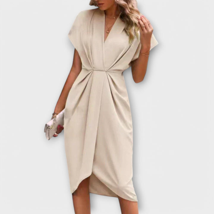 Serena - Robe Midi Croisée