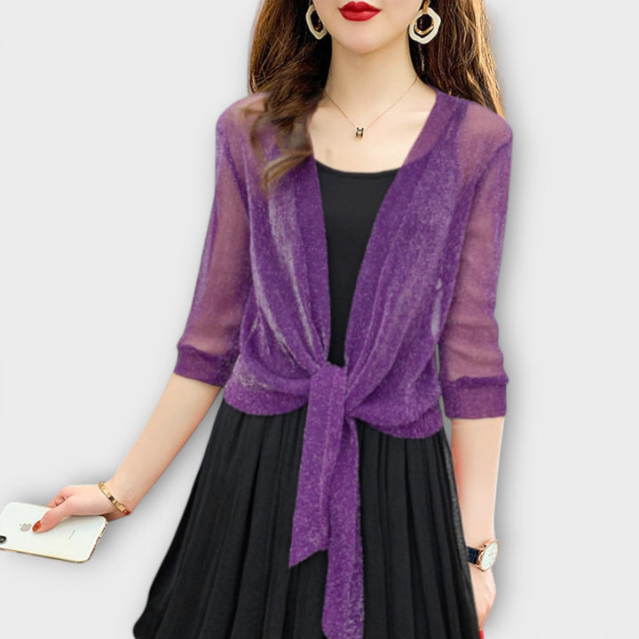 Olivia - Blouse à devant ouvert