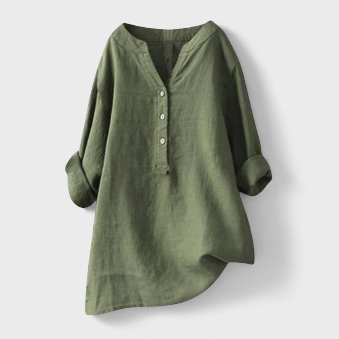 Freja - Chemise Confortable à Boutons