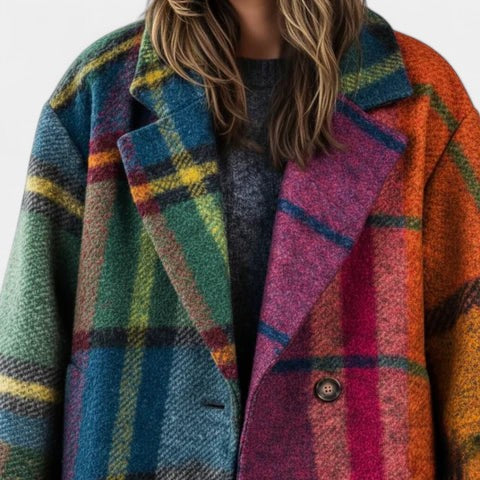 Tereza – Manteau réversible élégant