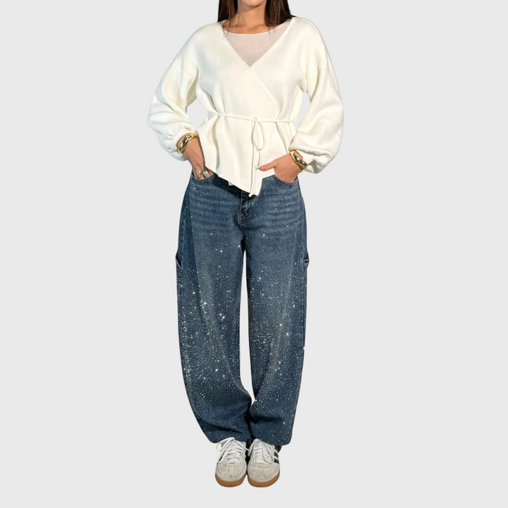 Adelina - Jeans carpenters ballon pour femmes