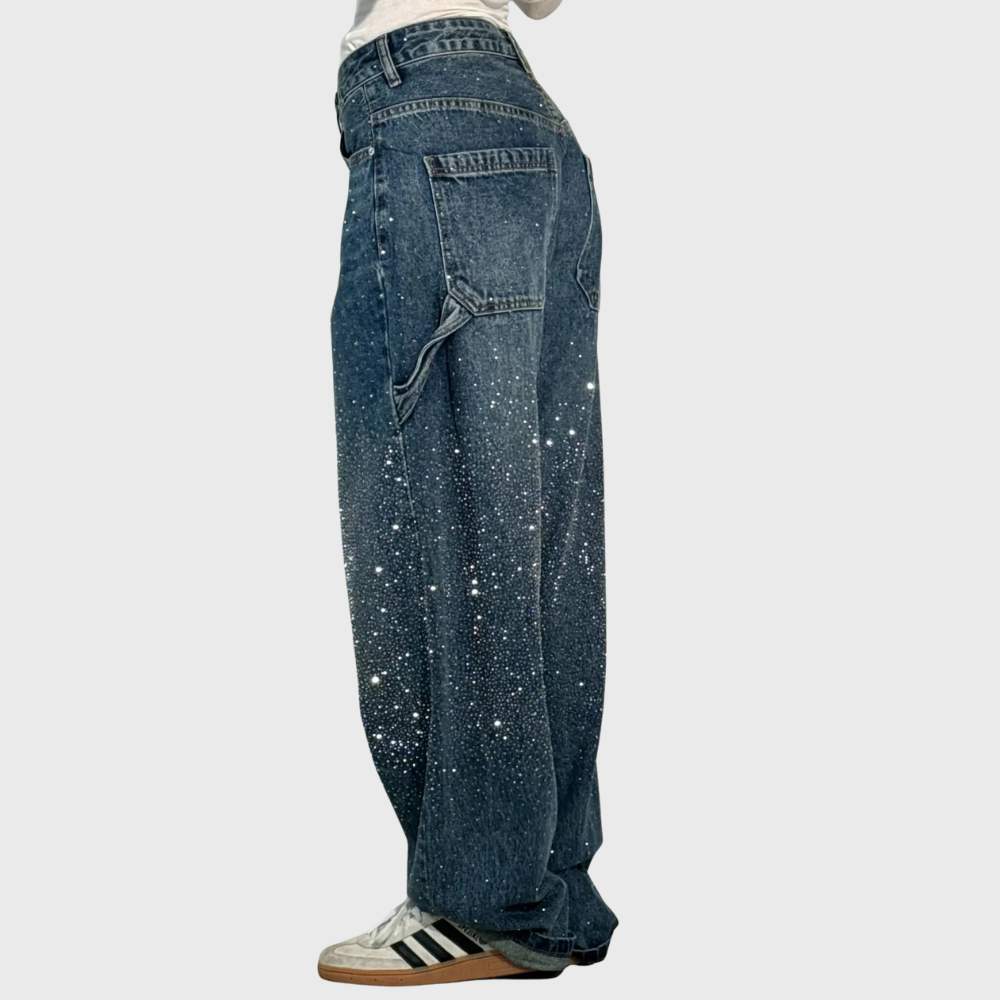 Adelina - Jeans carpenters ballon pour femmes