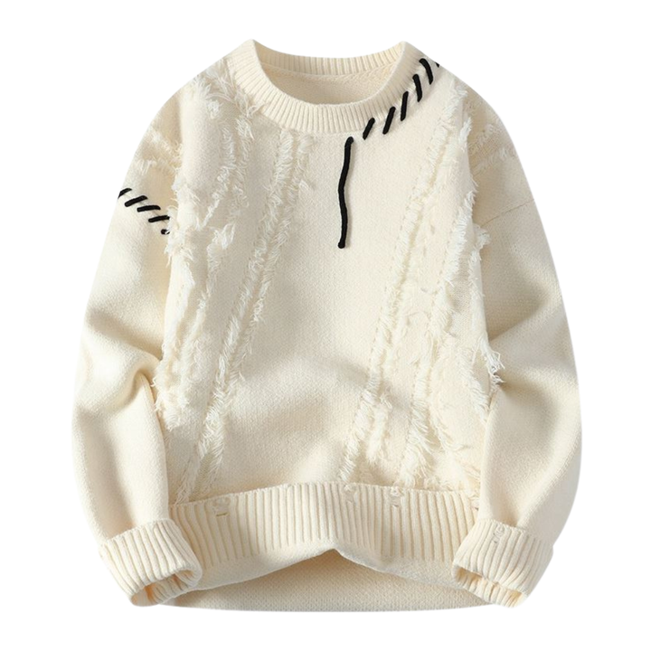 Pull Premium avec Bord Côtelé