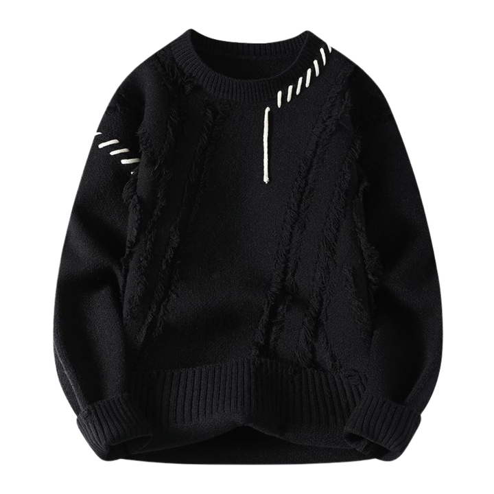 Pull Premium avec Bord Côtelé