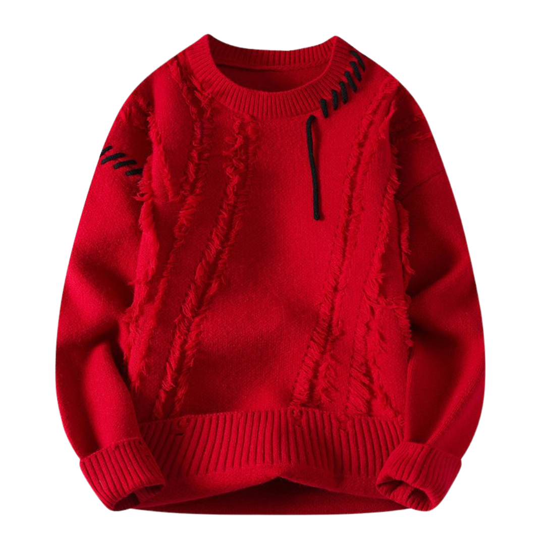 Pull Premium avec Bord Côtelé