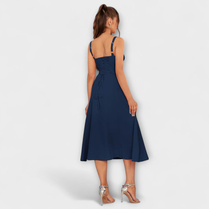 Naděje - Robe top rose avec détail fente