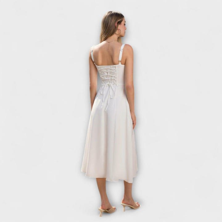 Naděje - Robe top rose avec détail fente