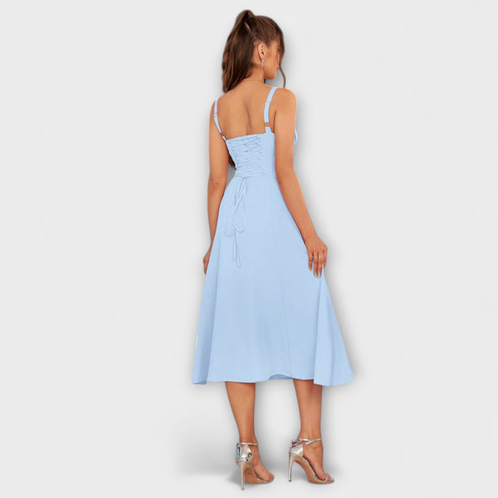 Naděje - Robe top rose avec détail fente