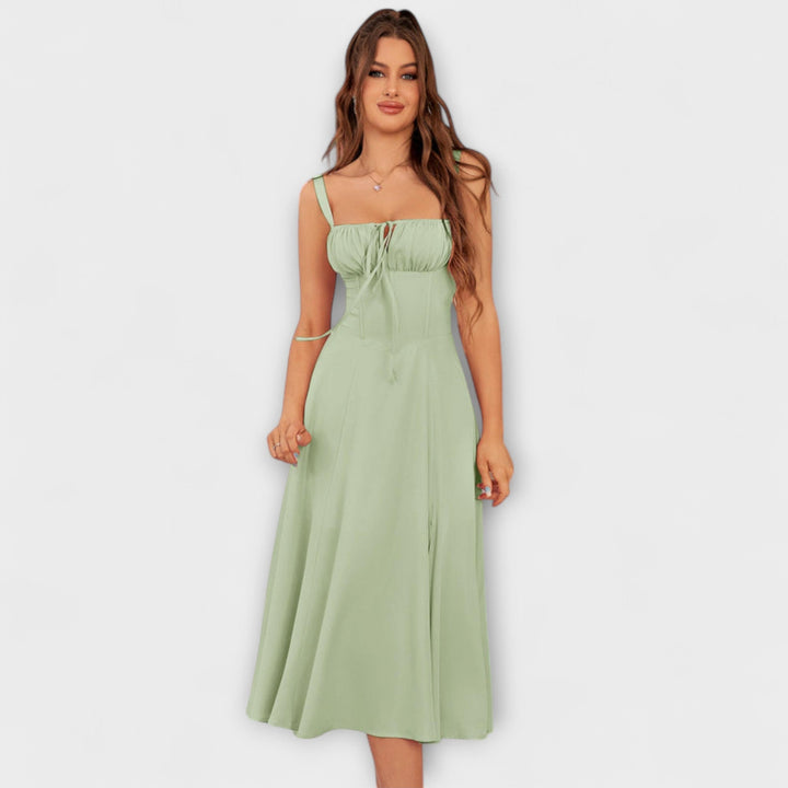 Naděje - Robe top rose avec détail fente