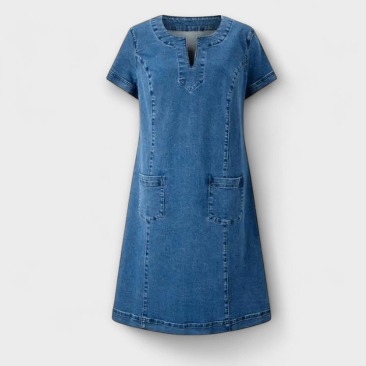 Mathea - Robe en Jean Douce