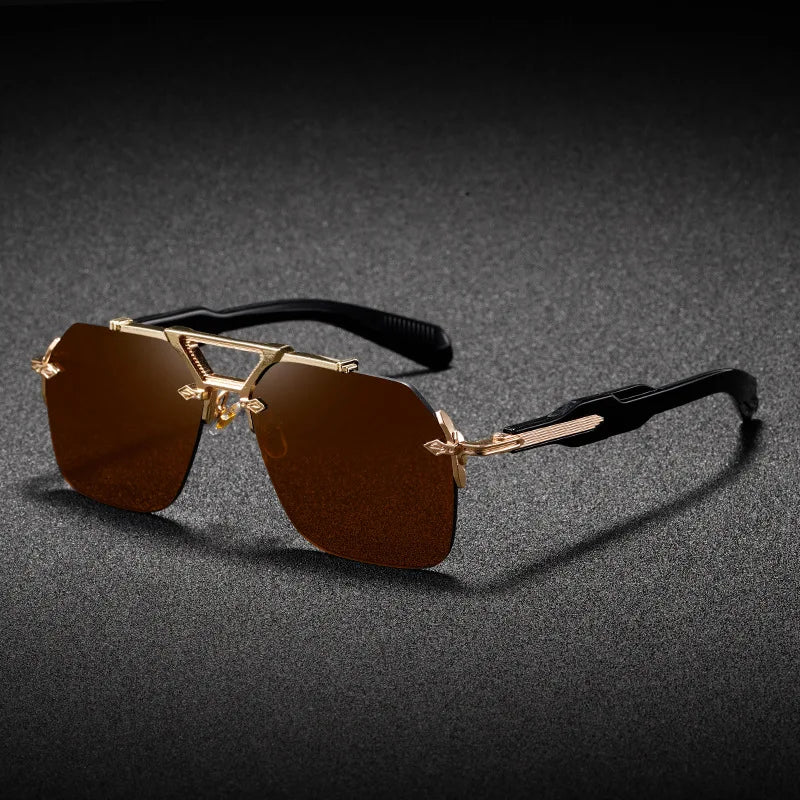 Falk™ | Lunettes de soleil Aviateur Luxe