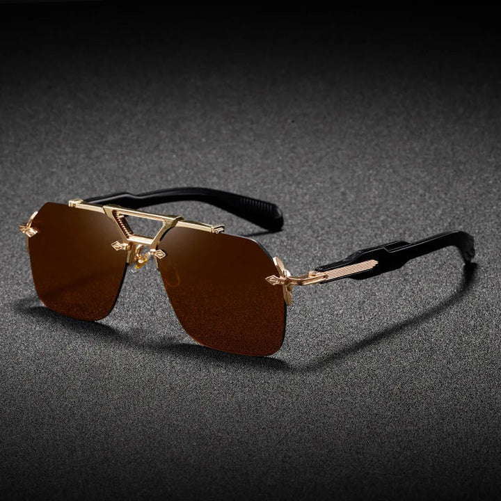 Falk™ | Lunettes de soleil Aviateur Luxe