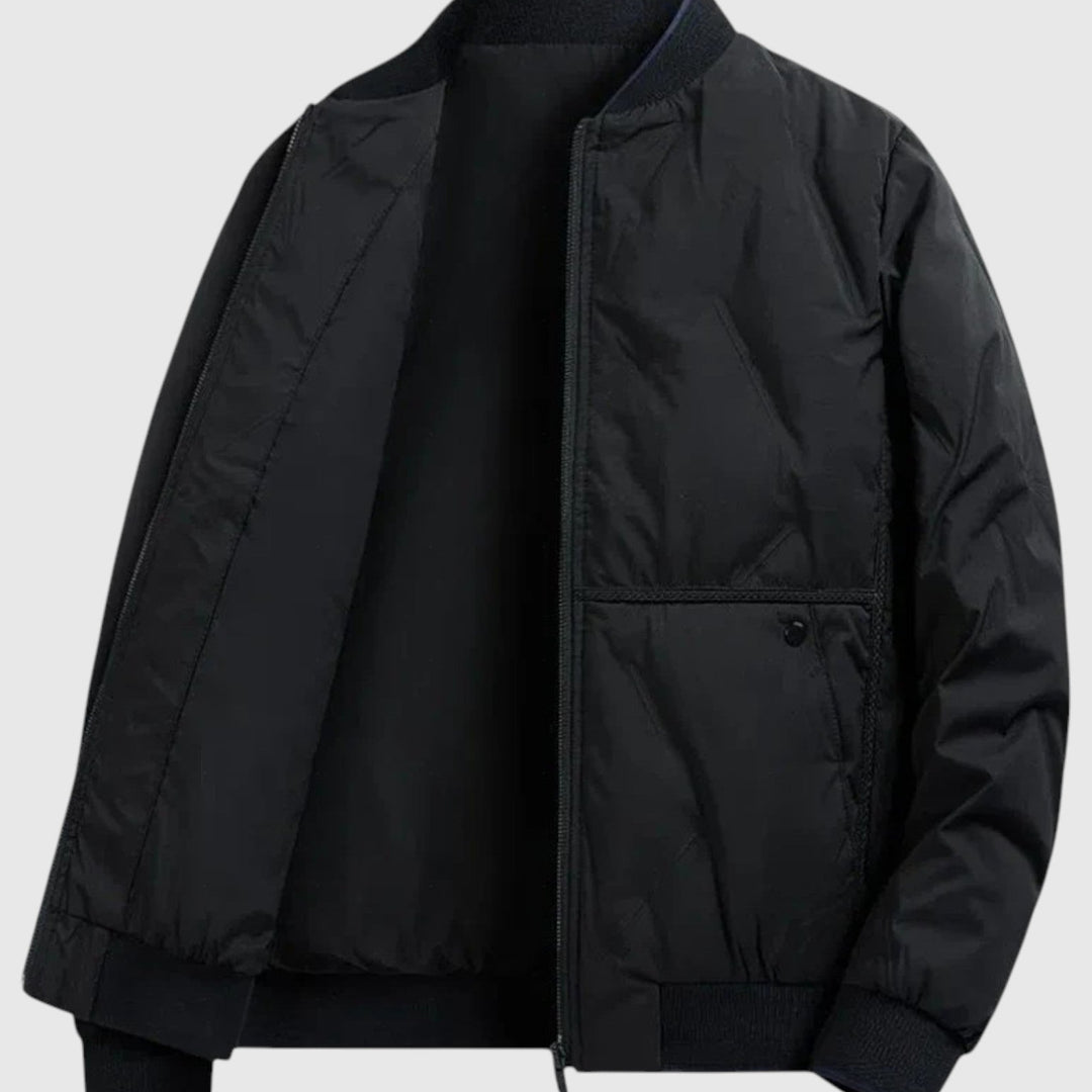 Lorenzo - Veste bomber matelassée neutre avec une touche urbaine