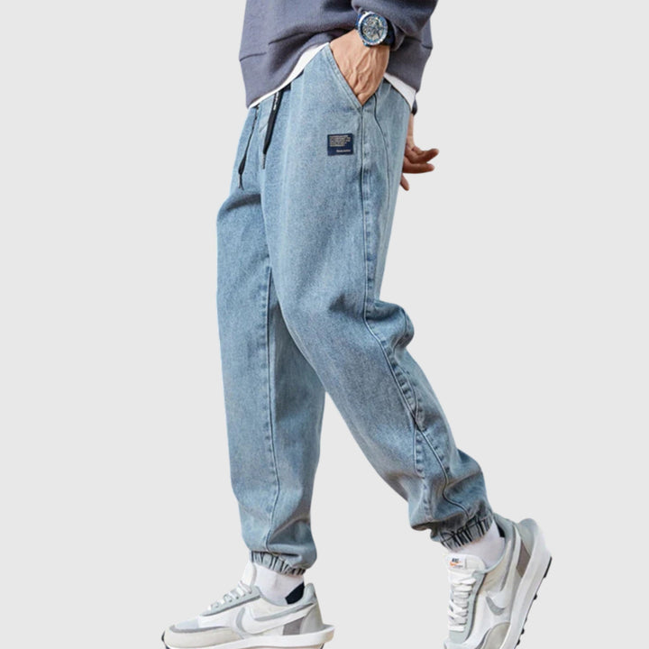 Pantalons jogger en denim élégants