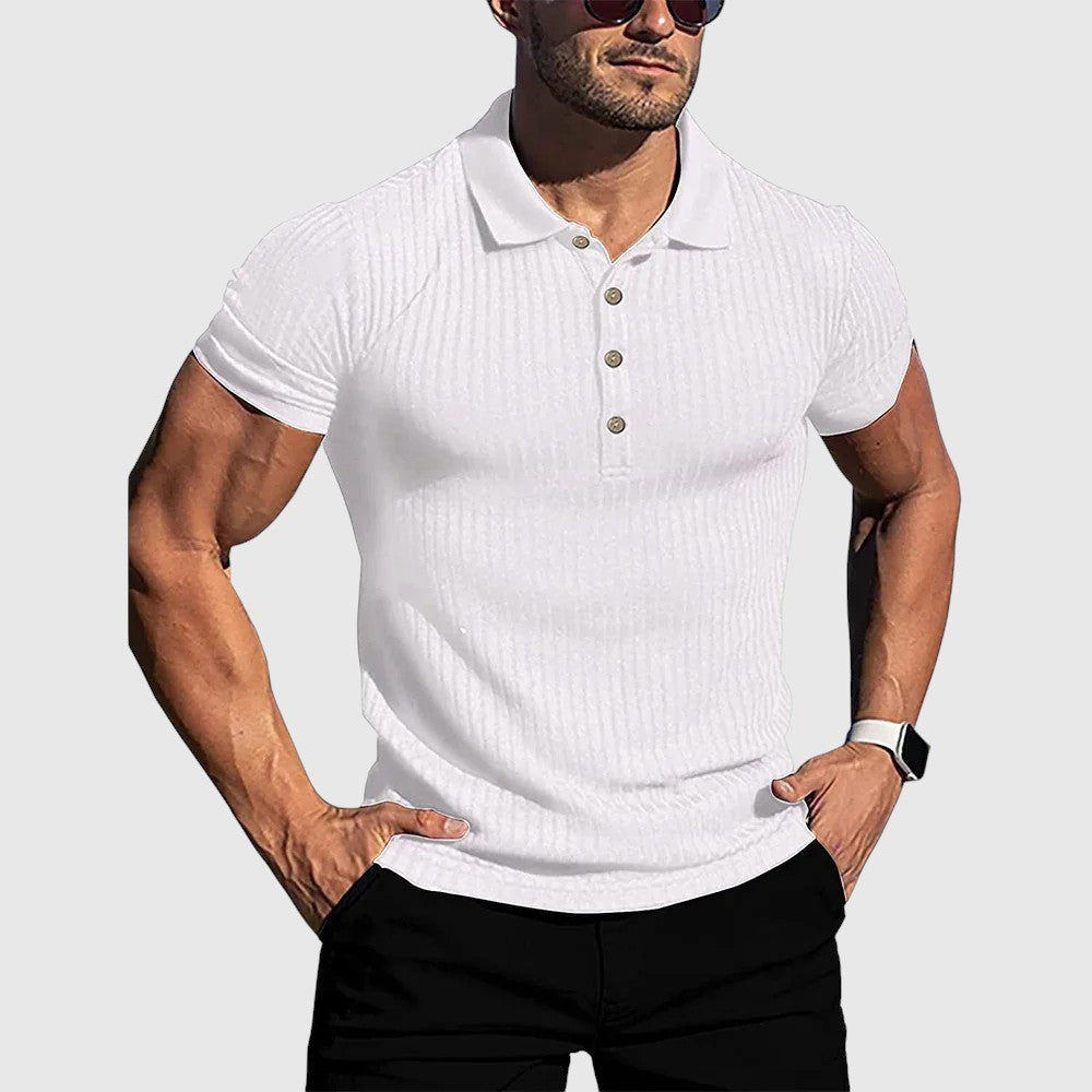 Libuše - Chemise polo à rayures élégante