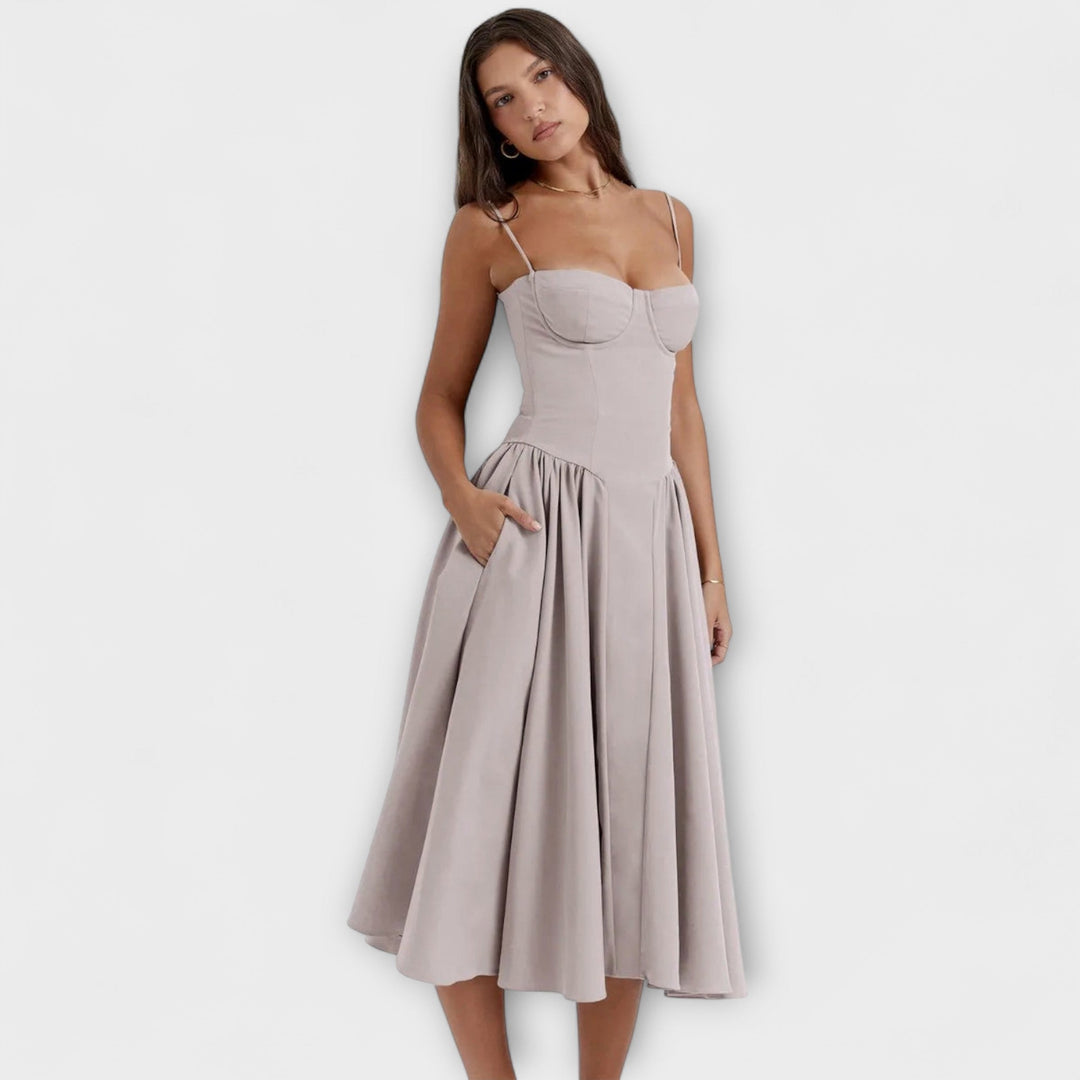 Rosalie - Robe corset élégante sans manches