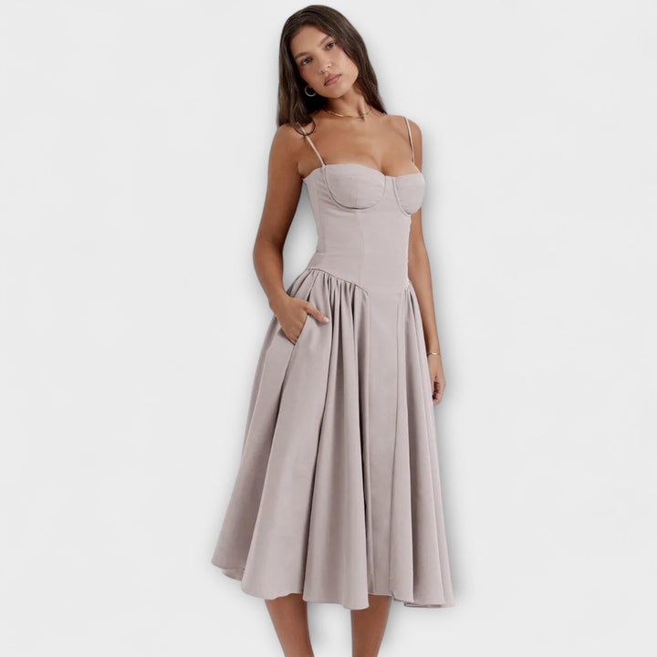 Rosalie - Robe corset élégante sans manches