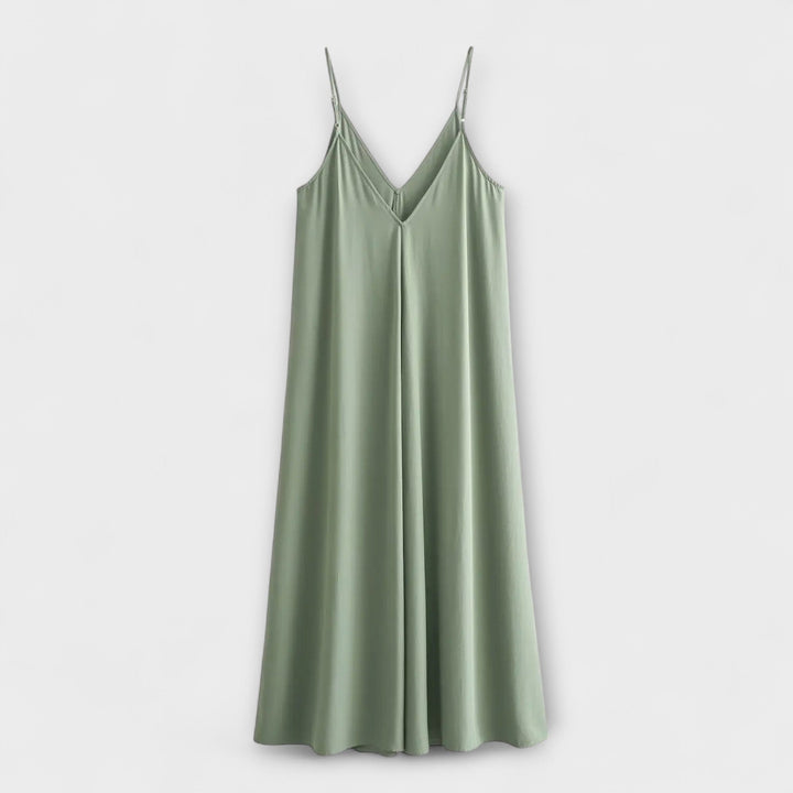 Robe maxi à bretelles
