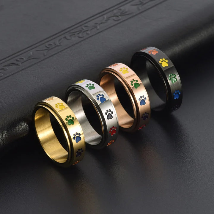 Bague anti-stress rotative pour pattes