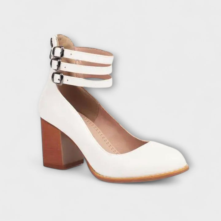 Magdaléna Élégantes Bottines à Talons Hauts avec Sangle