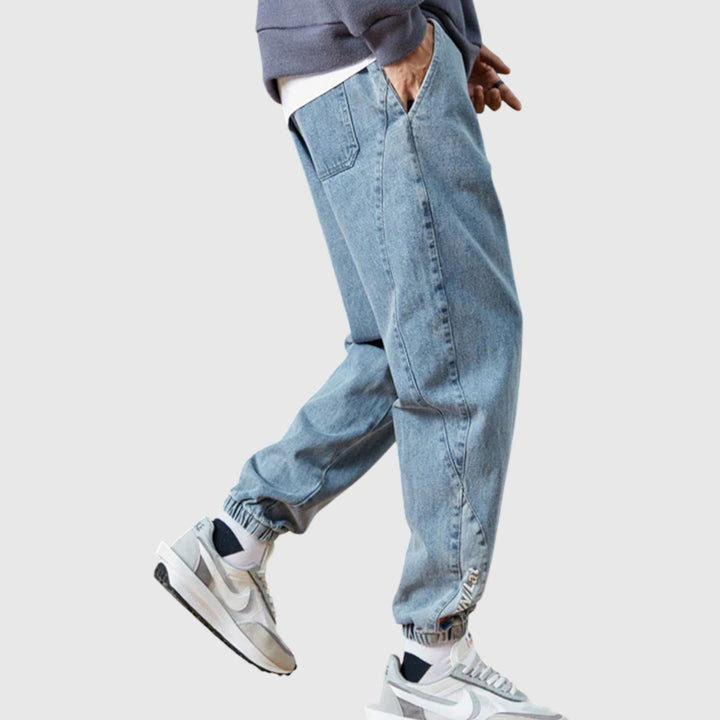 Pantalons jogger en denim élégants