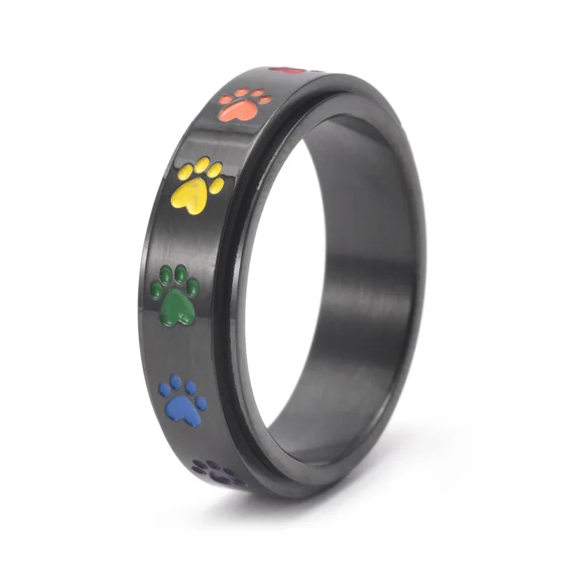 Bague anti-stress rotative pour pattes