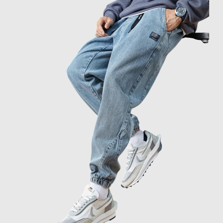 Pantalons jogger en denim élégants
