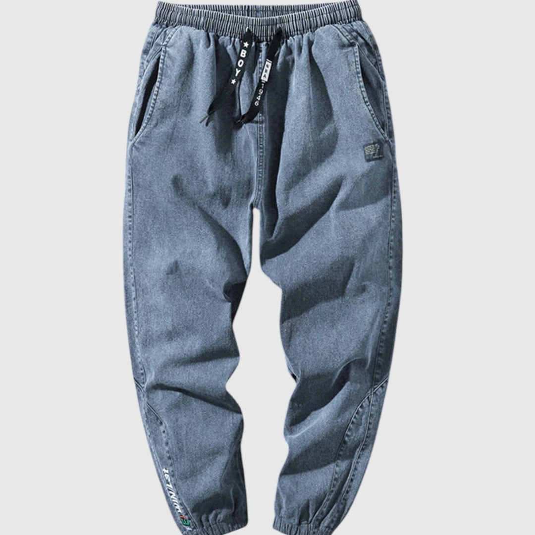 Pantalons jogger en denim élégants