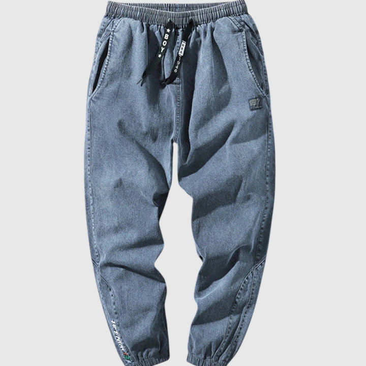 Pantalons jogger en denim élégants