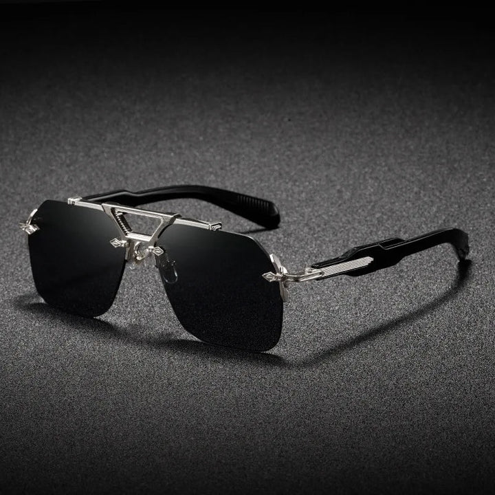 Falk™ | Lunettes de soleil Aviateur Luxe