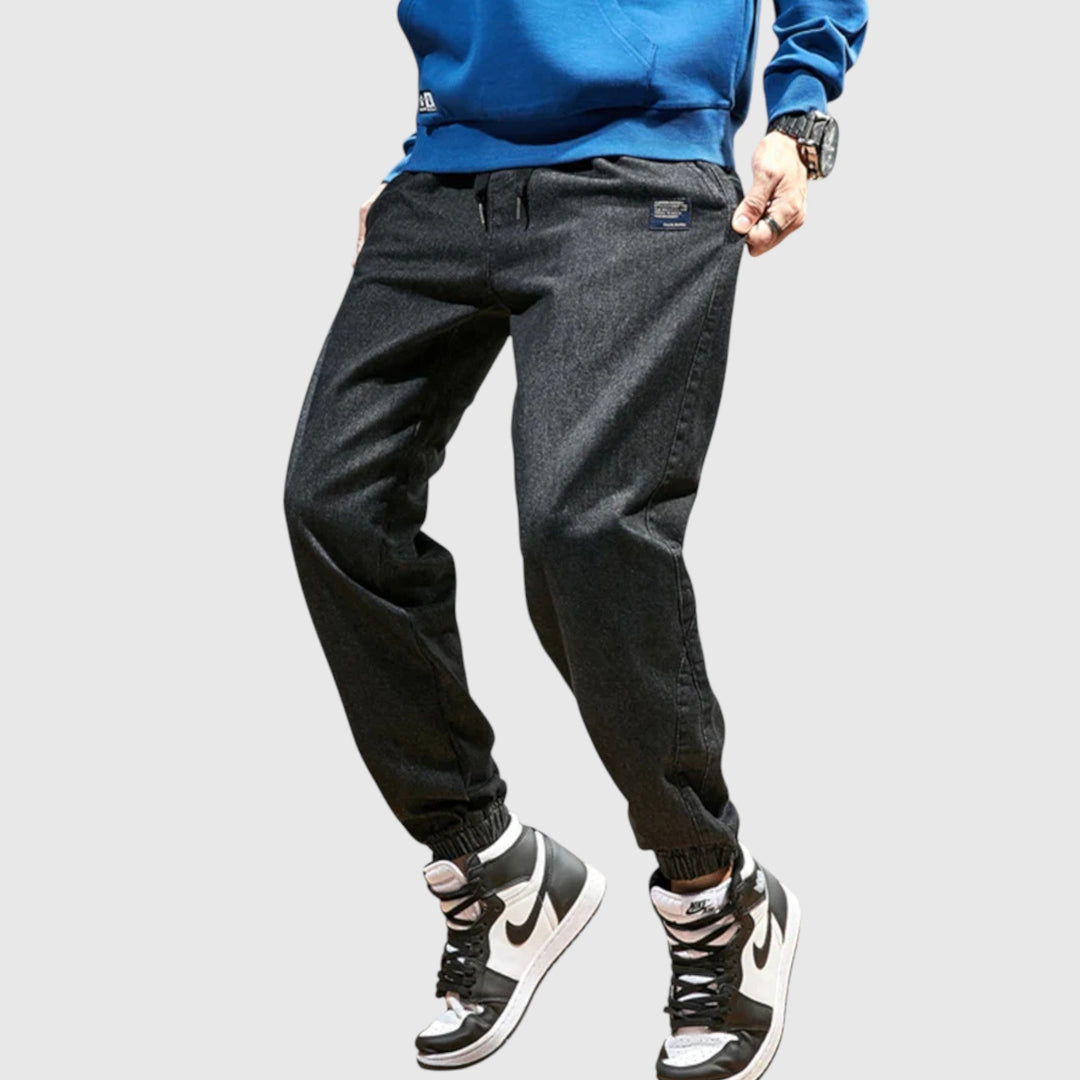 Pantalons jogger en denim élégants